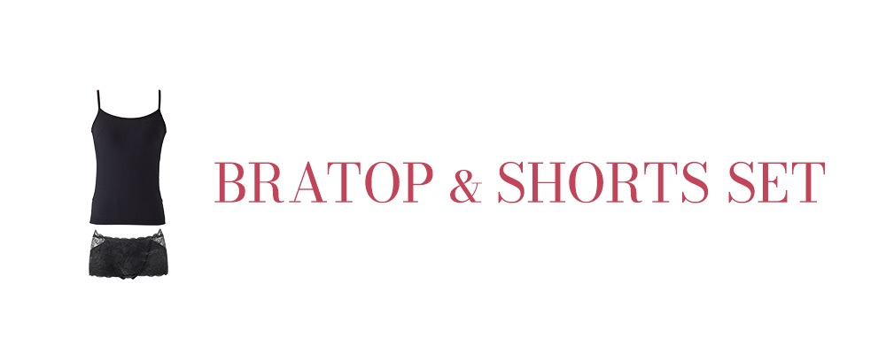 BRATOP＆SHORTS SET